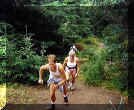 Running up Palmer Creek trail